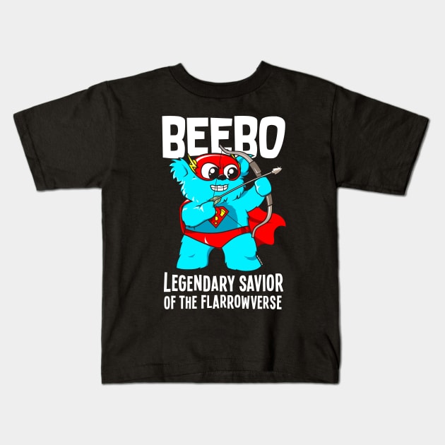 Super Beebo Kids T-Shirt by wloem